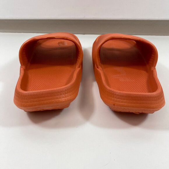 Unisex Orange Slide Sandals Non-Slip Shower Open Toe Lightweight Shoes Size 10 - Picture 2 of 7